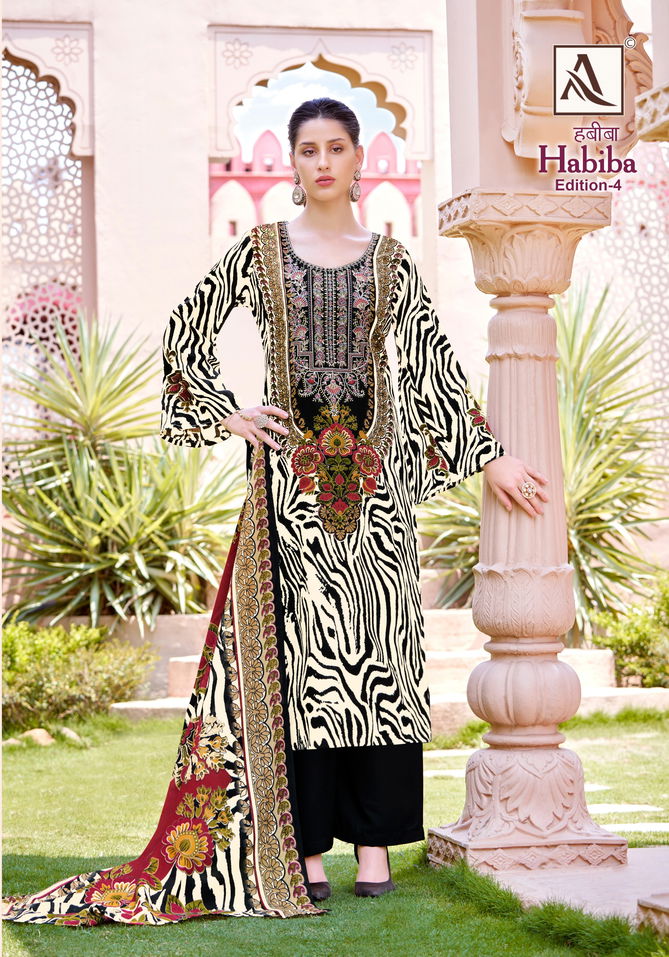 Habiba 4 By Alok Suit Jam Pure Cotton Pakistani Dress Material Wholesale Shop In Surat